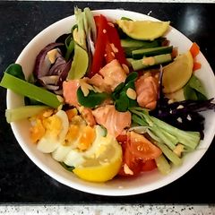 A picture of My Mixed Budda Bowl 🥰 #Lunch#Mainmeal#Eattherainbow.