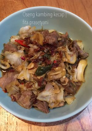 Foto resep Oseng kambing kecap
