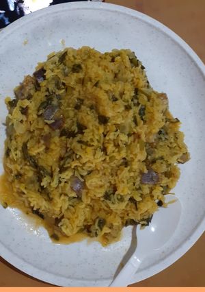A picture of Dal khichdi.