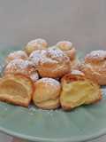 Profiteroles con lemon curd