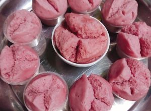 Hình của món Bánh bò bông làm từ bột mì.