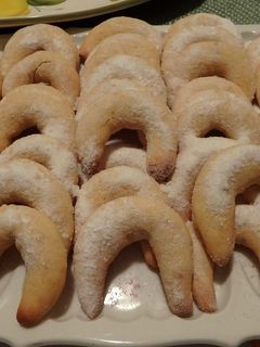 Vaníliás diós kifli recept fotója