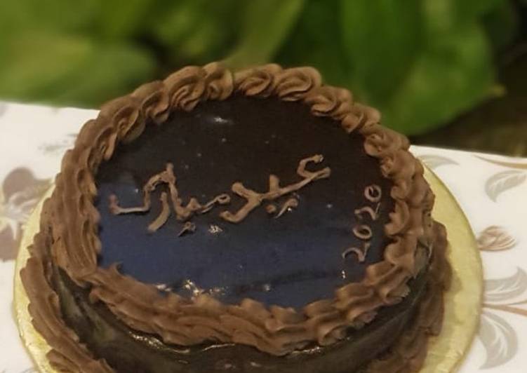 Recipe of Ultimate Eid Mubarak Chocolate Cake