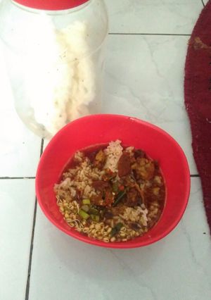 Foto resep Nasi rawon😄1'st