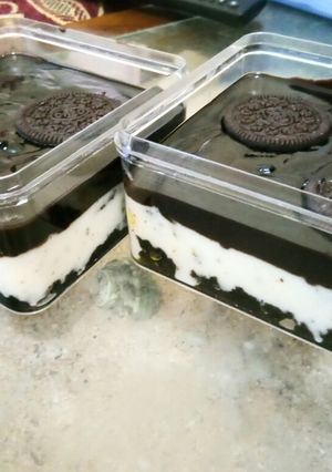 Foto resep Oreo cheese dessert box (no mixer no bake)