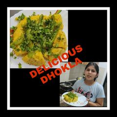 A picture of Delicious Dhokla.