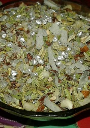 A picture of Home made mouth freshner.