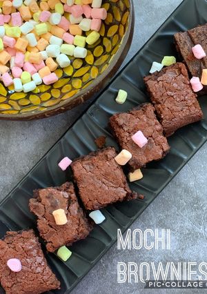 A picture of Mochi Brownies.