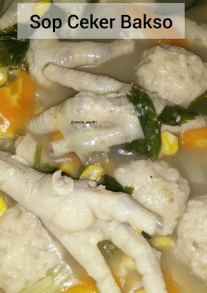 Foto resep 73. Sop Ceker Bakso