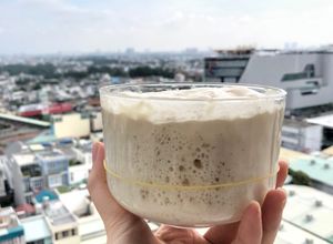 Hình của món Nhật ký nuôi men (sourdough starter).