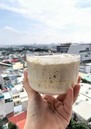 Hình của món Nhật ký nuôi men (sourdough starter).