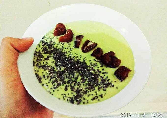 Resep Green smoothie bowl, Bikin Ngiler