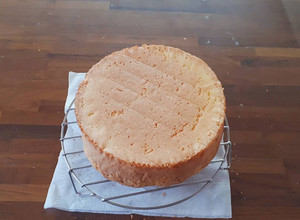只需三種材料的超簡單海綿蛋糕 的食譜成品照片