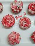 Red Velvet Cupcakes with homemade premix