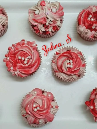 Recipe Red Velvet Cupcakes with homemade premix the Perfect Can spoil the tongue