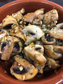 Una foto de Champiñones al ajillo en Airfryer Cosori