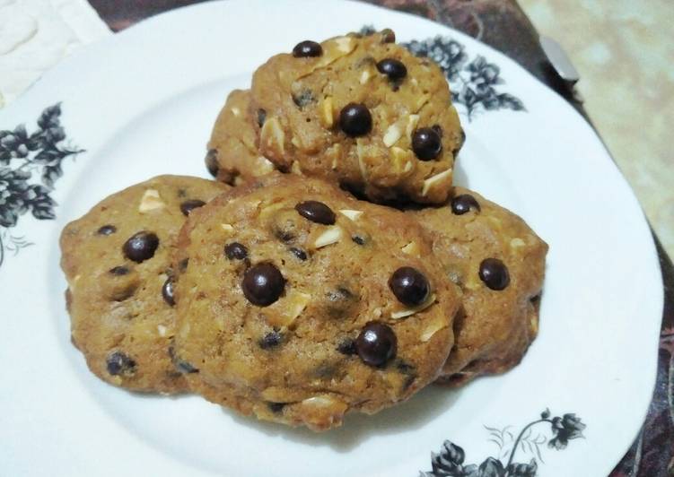 Almond chocochips cookies