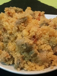 Una foto de Cuscus con secreto ibérico marinado