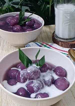 Foto resep Bubur Candil Ubi Ungu