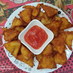 A picture of Crispy nachos.