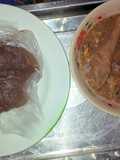 Amala(yam flour) and Dried okro soup