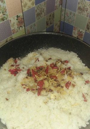 Foto resep Nasi Liwet teri medan simpel