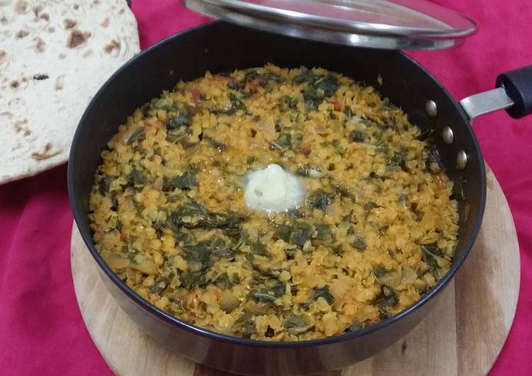 How to Make Award-winning Dal Maat (Amaranthus and red lentils)