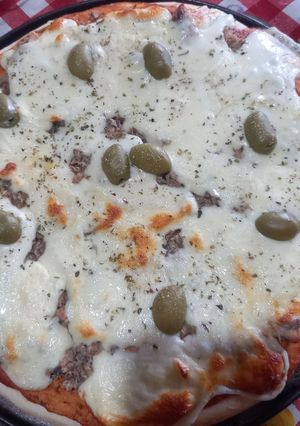 Una foto de Mi receta de masa casera para pizza
