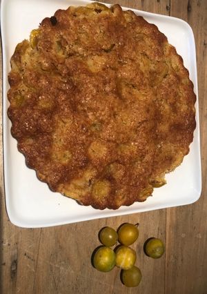 Une photo de Gâteau moelleux aux mirabelles