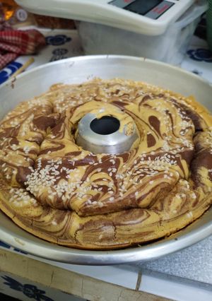 Foto resep Bolu/Cake Marmer Keto/DEBM Anti Gagal