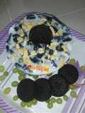 Oreo fruit pudding