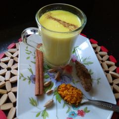 A picture of Turmeric Latte.