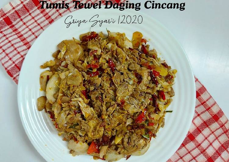 Resep Tumis Tewel Daging Cincang yang Harus Anda Coba