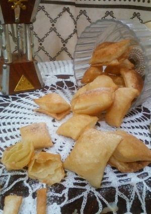 صورة لوصفة مربعات مقرمشة (على شكل وسادات)