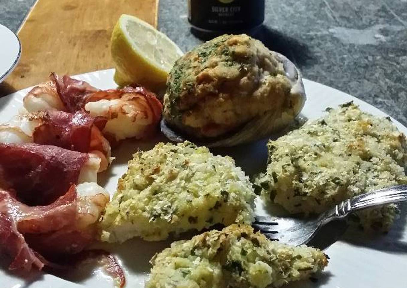 Brad's potato parmesan crusted cod