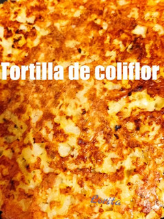 Una foto de Tortilla de Coliflor