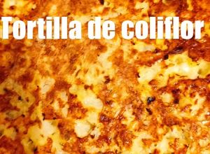 Una foto de Tortilla de Coliflor