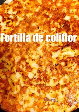 Una foto de Tortilla de Coliflor