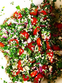 A picture of Tabbouleh.