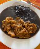 Chicharrón a los dos chiles