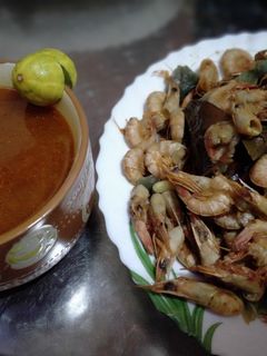 صورة لوصفة شوربة جمبري خطيييييرة