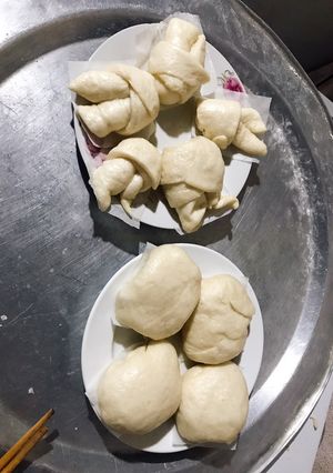 Hình của món Bánh bao sữa dừa.