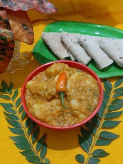 নিরামিষ আলুর দম (Niramish aloor dum recipe in bengali) রেসিপির প্রধান ছবি