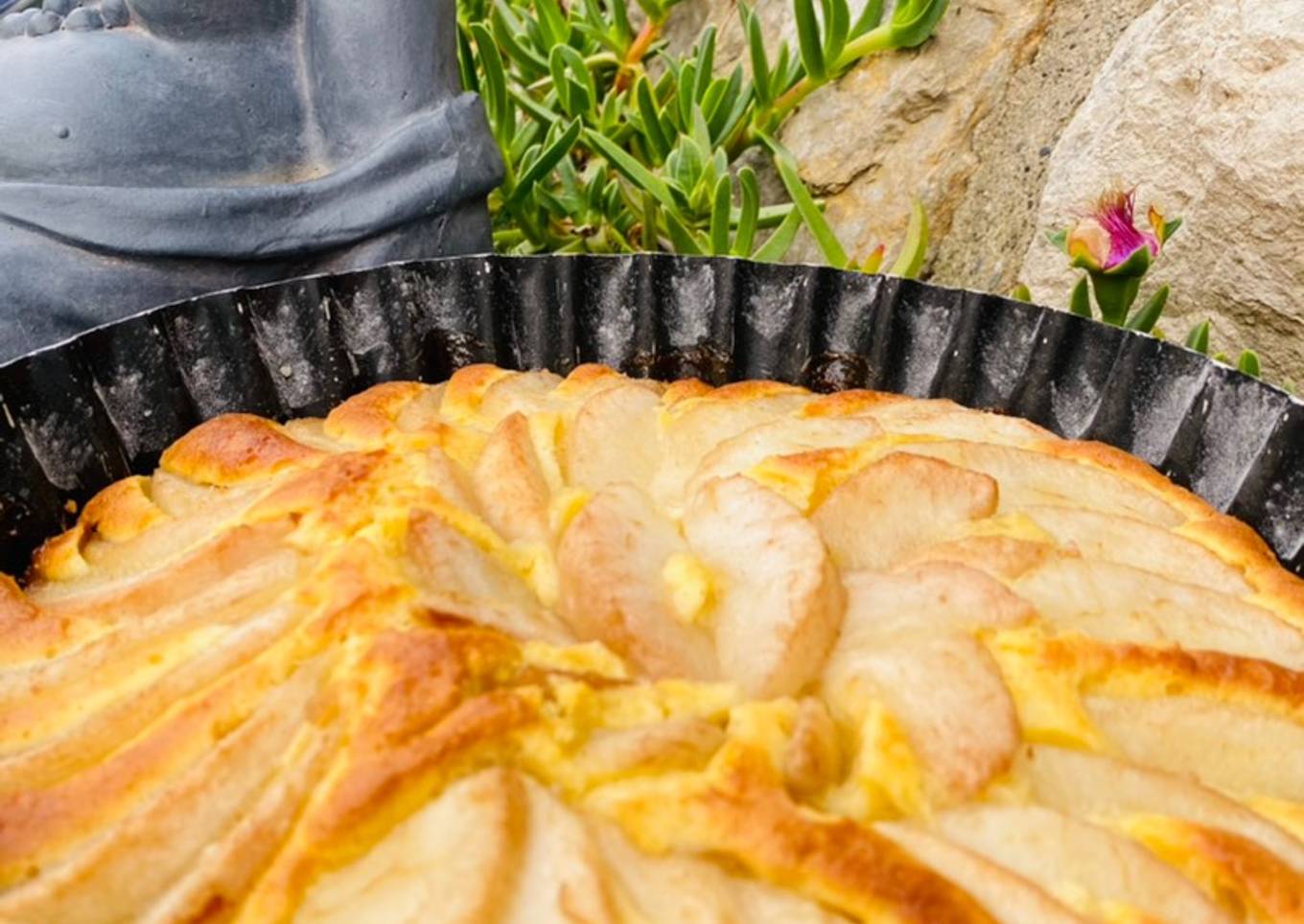 Gâteau aux poires et mascarpone 🍐