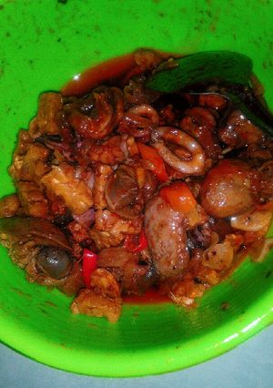 Foto resep Asam Manis Ampela Ayam & Cumi** #BringbackMemories_