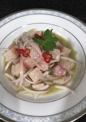 Una foto de Cebiche clásico