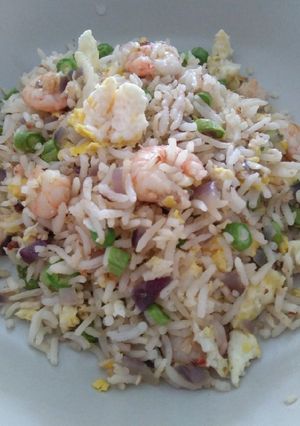A picture of 居家炒饭 Stay-Home Fried Rice.