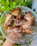 Sườn cọng ướp muối nướng