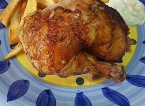 Una foto de Pollo a la brasa