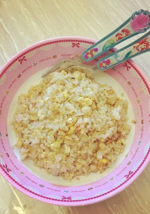 รูปของ ข้าวผัดกุ้งผักซ่อนแอบ อาหารเด็ก